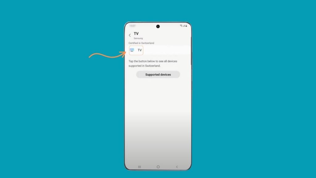 Choose TV again and select Start.(4)