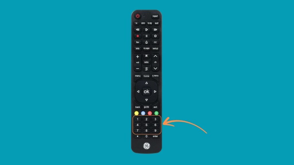 Use the number pad on your remote to input a valid Emerson TV remote code.