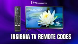 insignia tv remote codes