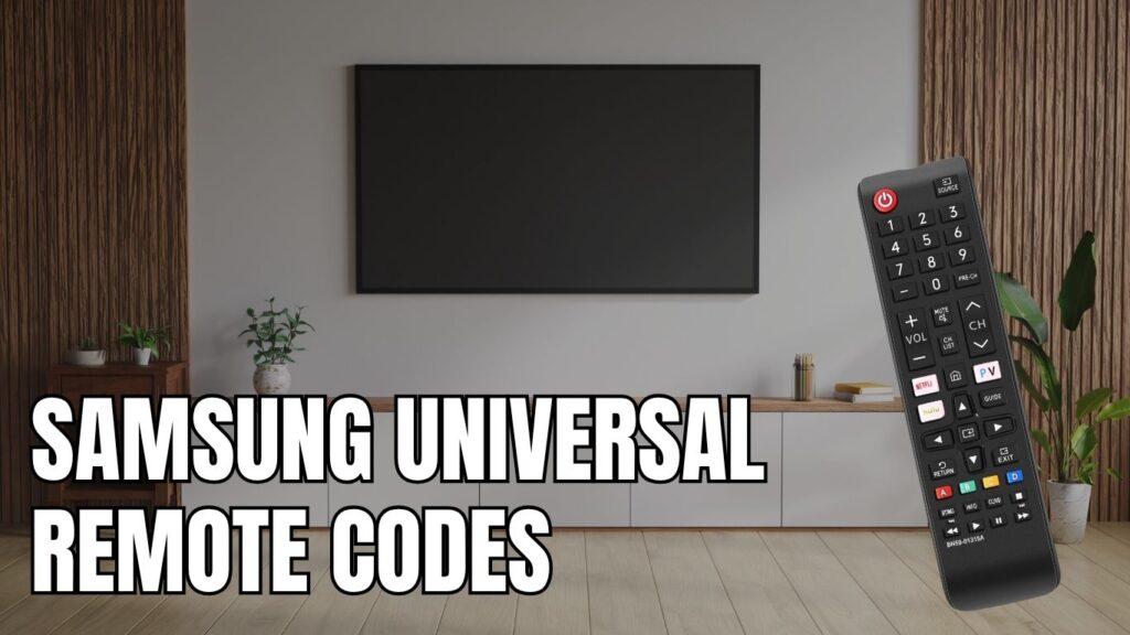 samsung universal remote codes