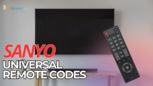 sanyo universal remote codes