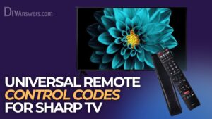 universal remote control codes for sharp tv